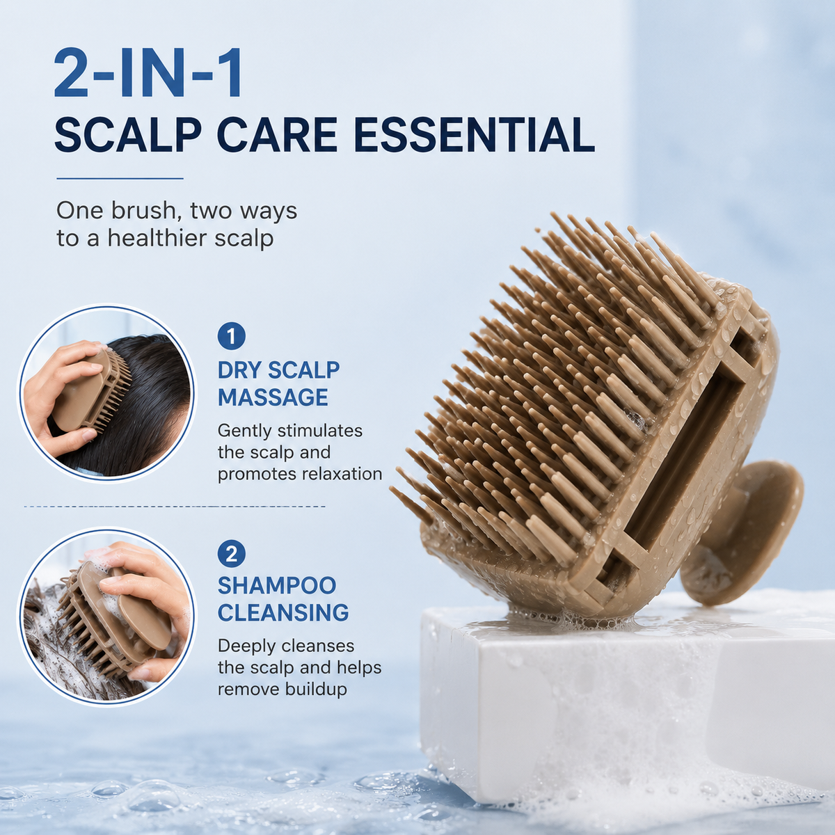2-in-1 Scalp Brush™